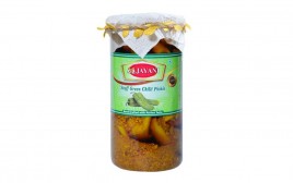 Jayani Stuff Green Chilli Pickle   Plastic Jar  800 grams